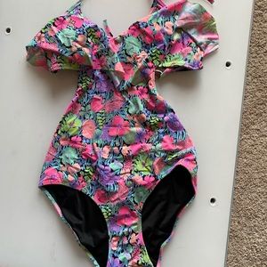 Victoria secret beach sexy ruffle monokini